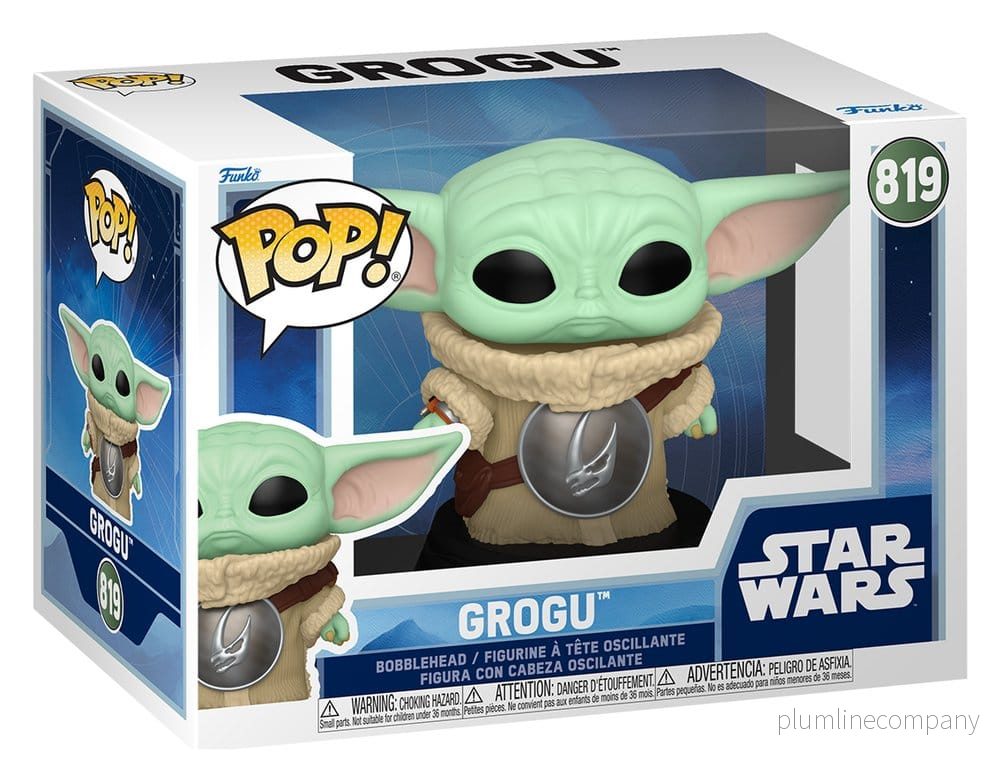 Star Wars: The Mandalorian and Grogu POP! Vinyl Bobblehead-figur Grogu 9 cm - Bild 3