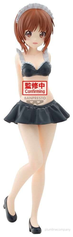 Girls und Panzer das Finale Eternal Romance PVC-figur Miho Nishizumi Maid Swimsuit Ver. 27 cm