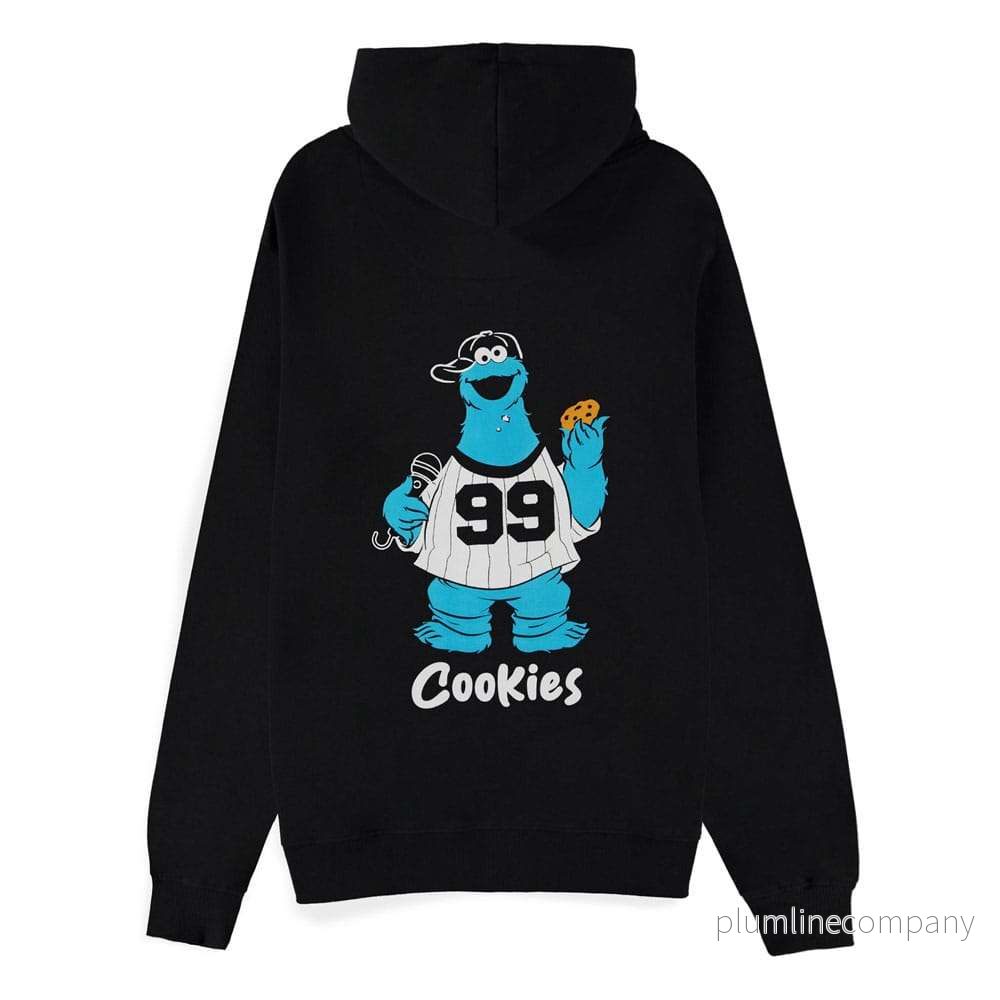 Sesame Street Zip Hoodie Cookie Monster 99 Cookies