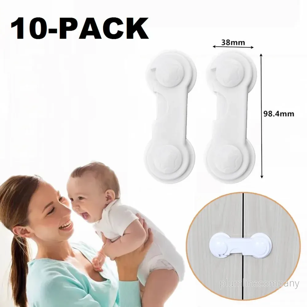 Barnlås dubbeldörr Självhäftande (10 pack) - Bild 2