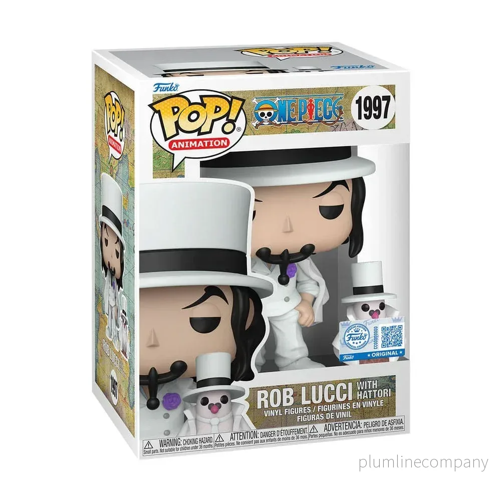 heo Exclusive Edition One Piece POP!&Buddy Animation Figurer Rob Lucci med Hattori w/Chase 10 cm Assortiment (6) - Bild 3