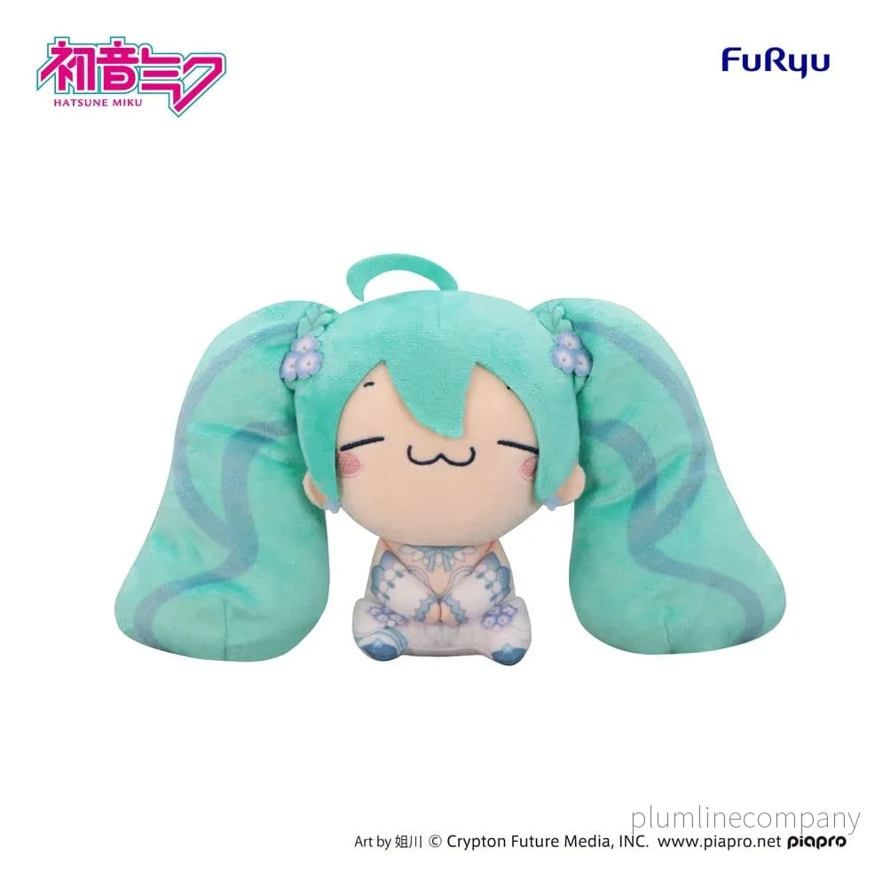Hatsune Miku Mochipico gosedjur Nemophila B 15 cm mjukt och gulligt samlarobjekt Hatsune Miku Mochipico gosedjur Nemophila B 15 cm mjukt och gulligt samlarobjekt