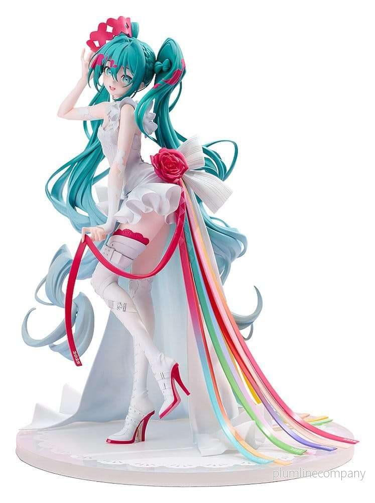 Hatsune Miku GT Project G.S. Collection PVC-figur 1/7 Racing Miku 15th ”Rhapsody” 2010-2025 27 cm Hatsune Miku GT Project G.S. Collection PVC-figur 1/7 Racing Miku 15th ”Rhapsody” 2010-2025 27 cm
