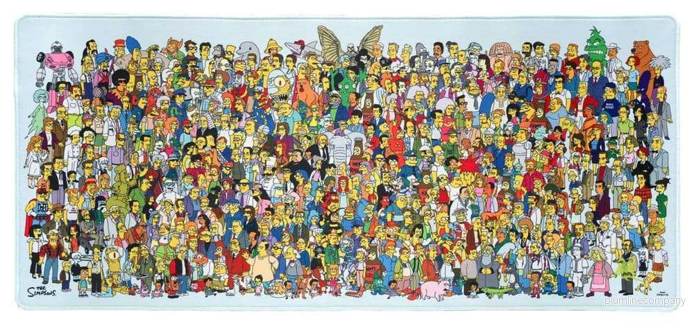 The Simpsons XL Gaming Mousepad 80 x 35 cm The Simpsons XL Gaming Mousepad 80 x 35 cm