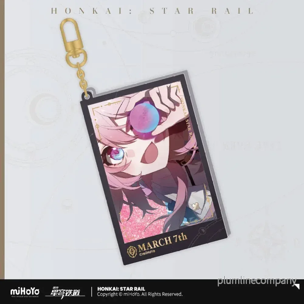 Honkai: Star Rail Countdown Departure Series Acrylic Nyckelring March 7th Glitter 9 cm Honkai: Star Rail Countdown Departure Series Acrylic Nyckelring March 7th Glitter 9 cm