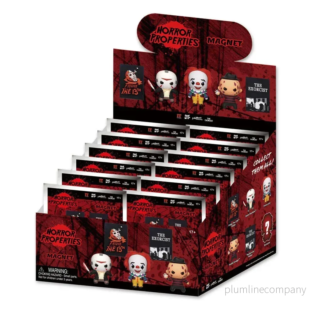 Warner Brothers 3D Magnets Horror Series 1 Display (12) - Bild 3