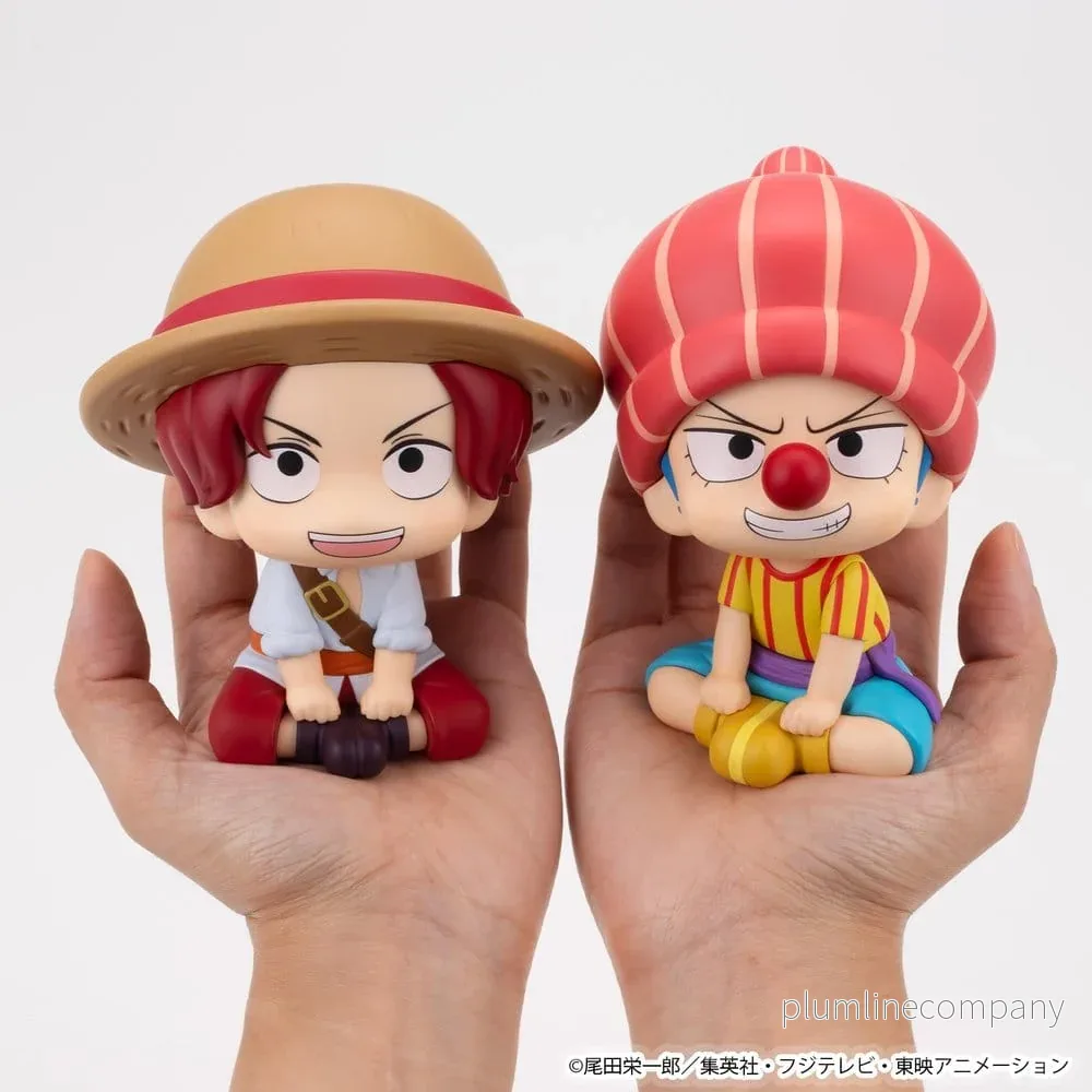 One Piece Look Up PVC-figurer 2-pack Shanks & Buggy Barndomsutgåva 11 cm (med present) One Piece Look Up PVC-figurer 2-pack Shanks & Buggy Barndomsutgåva 11 cm (med present)
