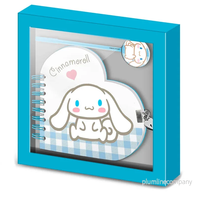 Hello Kitty Cinnamonroll Dagbok + Penna Set Hello Kitty Cinnamonroll Dagbok + Penna Set