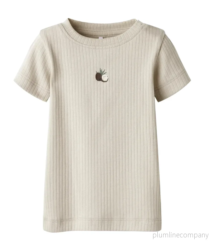 SISTA CHANSEN - Baby t-shirt - NBMHUXUS SS XSL TOP Peyote