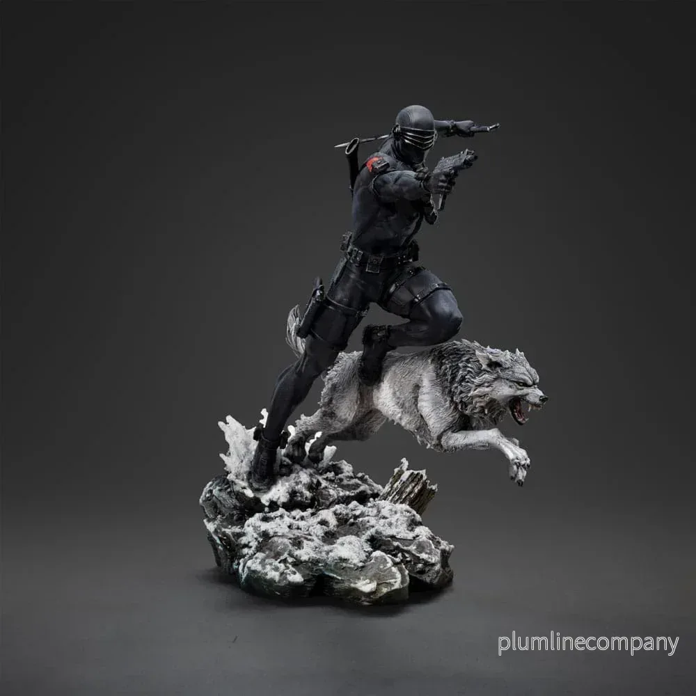 GI Joe Art Scale Figur 1/10 Snake Eyes 23 cm - Officiellt Licensierad - Bild 3