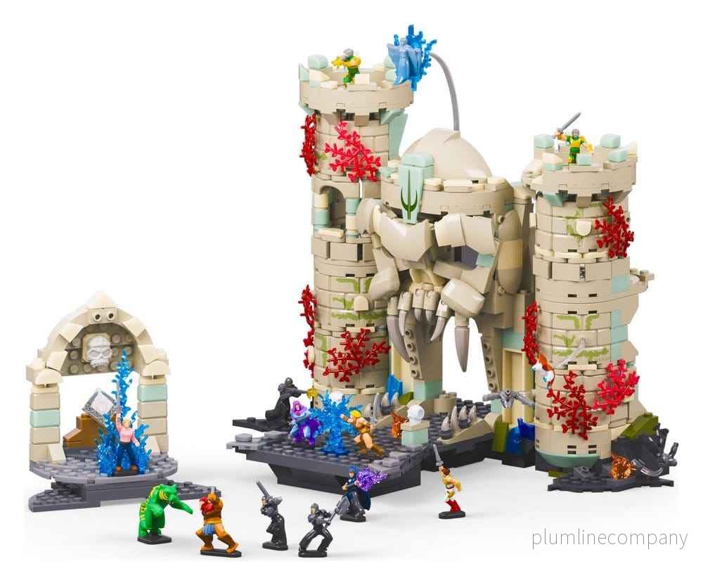 Masters of the Universe Mattel Brick Shop Byggsats Slottet Grayskull Masters of the Universe Mattel Brick Shop Byggsats Slottet Grayskull