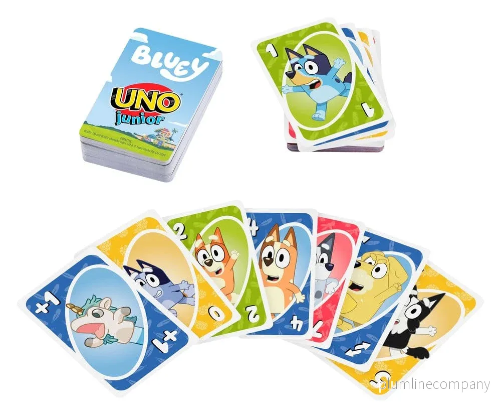 Bluey UNO Junior Kortspel - Bild 3