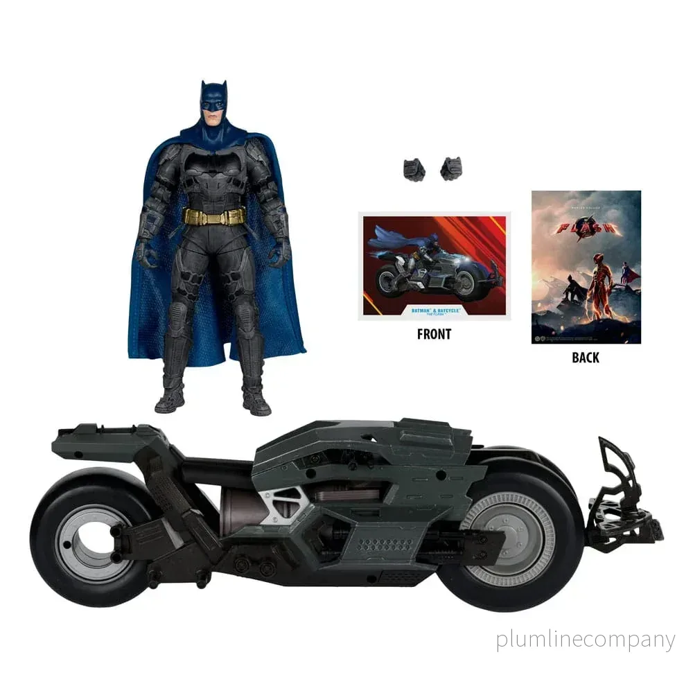 DC Multiverse Batcycle med Batman - The Flash - Bild 3
