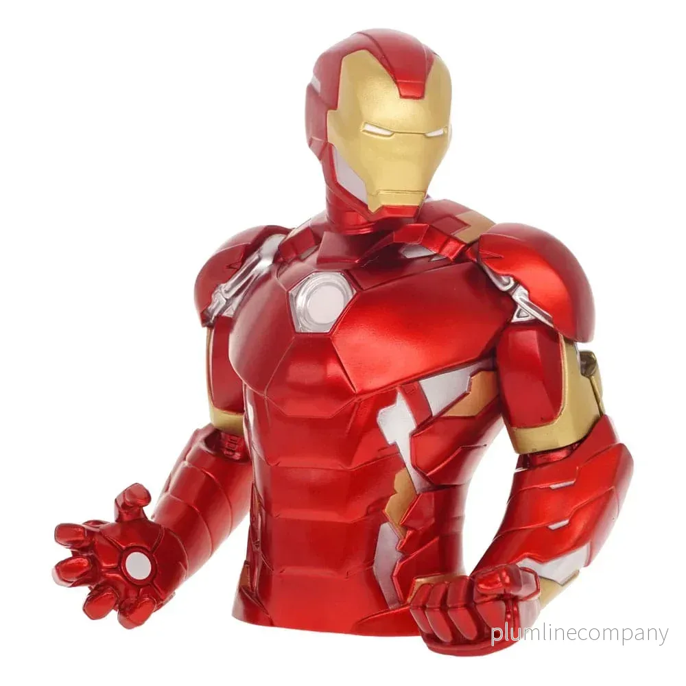 Marvel Figural Bank Iron Man 20 cm – Officiell PVC Myntbank - Bild 2