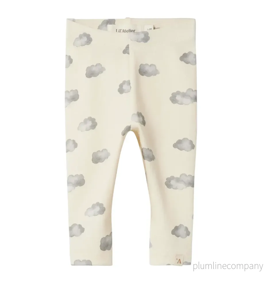 SMAL PASSFORM LEGGINGS - NBNLAYO KIM SLIM LEGGINGS LIL NOOS - BLUE CLOUD