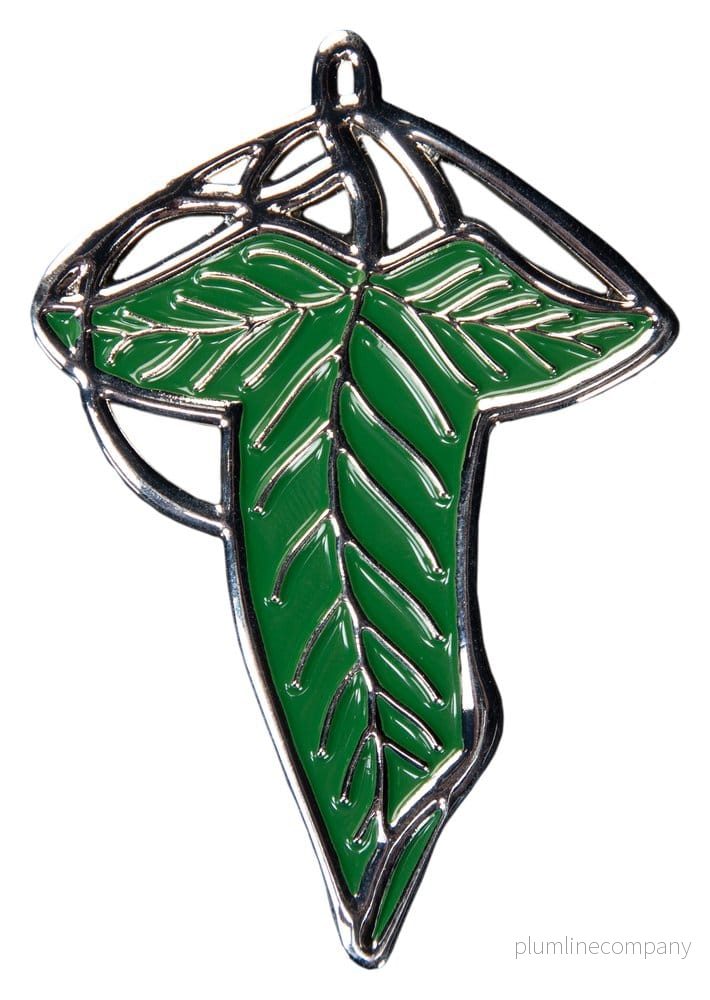 Sagan om ringen Magnet Elvens blad (Emalj) 4 cm