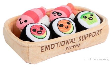 Relaterbart känslomässigt stödgosedjur Sushi - Bild 2