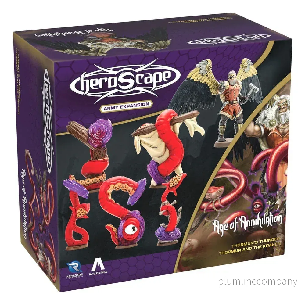 Heroscape Arméexpansion: Åldern av Utrotning Thormun & Kraken *Engelsk Version* Heroscape Arméexpansion: Åldern av Utrotning Thormun & Kraken *Engelsk Version*
