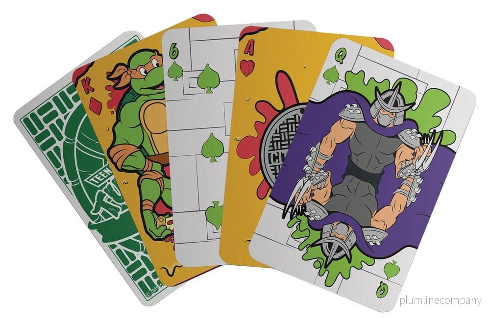 Teenage Mutant Ninja Turtles Spelkort Display (12) - Bild 2