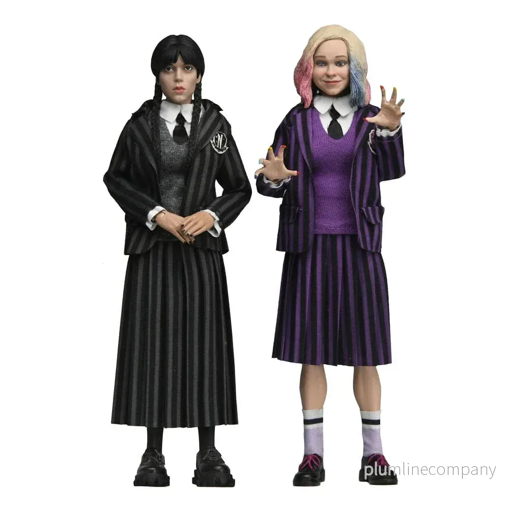 Wednesday Action Figur 2 Pack – Wednesday Addams (Nevermore Uniform) och Enid 20 cm Wednesday Action Figur 2 Pack – Wednesday Addams (Nevermore Uniform) och Enid 20 cm