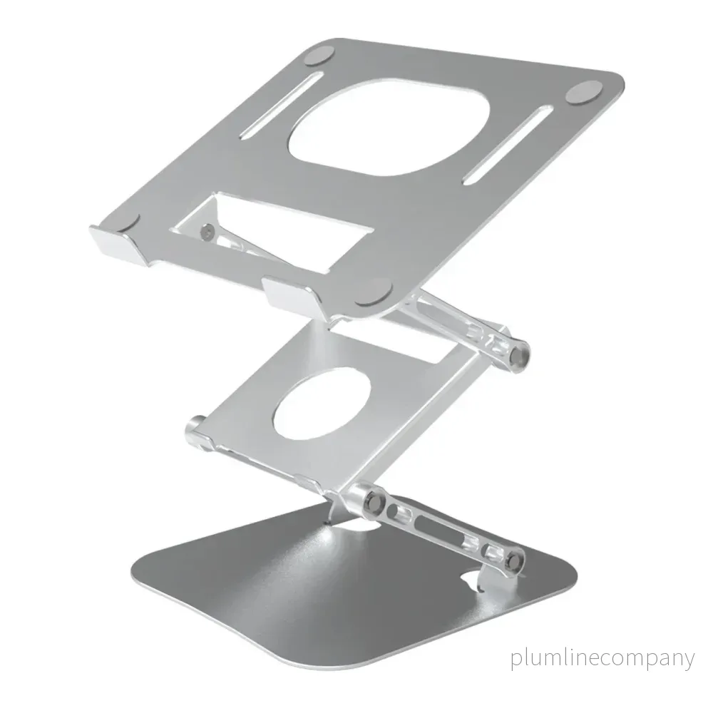 NÖRDIC justerbart trelagers laptopställ i aluminium för bärbara dator för datorer upp till 17″ NÖRDIC justerbart trelagers laptopställ i aluminium för bärbara dator för datorer upp till 17″