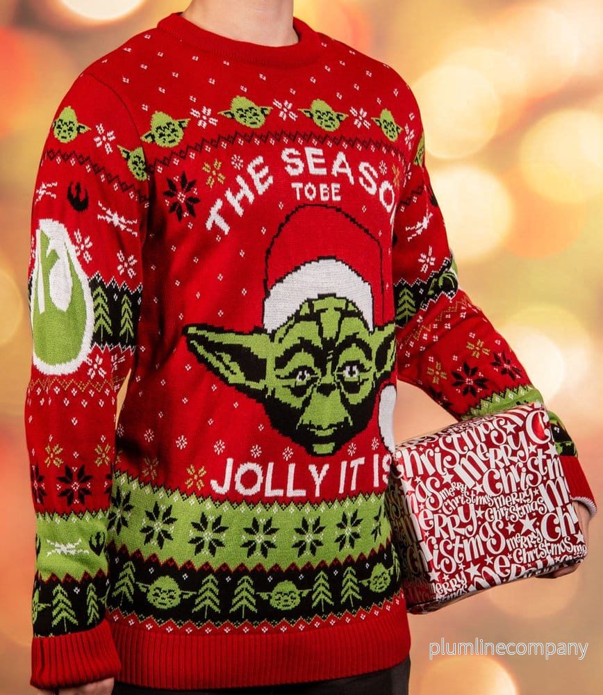 Star Wars jultröja med motiv av Yoda i storlek XXL - Bild 2