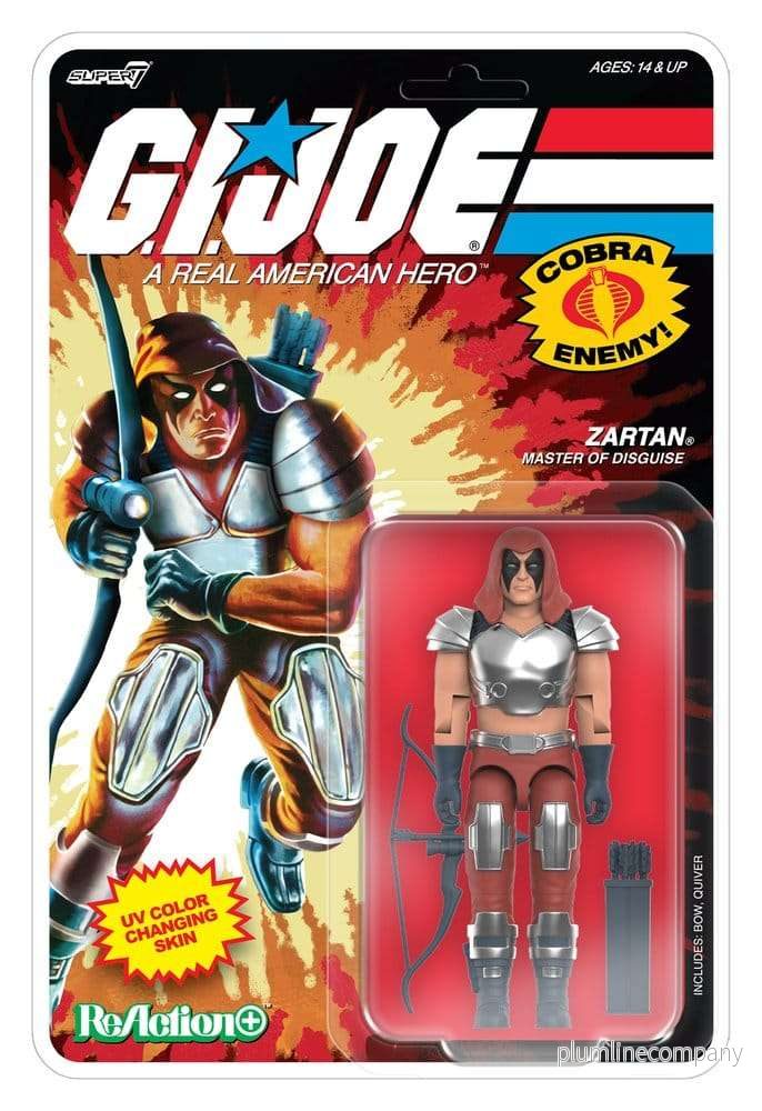 G.I. Joe (Serie) ReAction+ Actionfigur Våg 09 Zartan