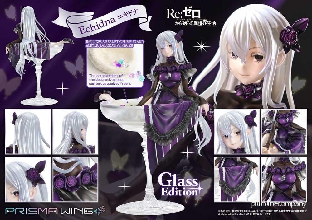 Re:ZERO Starting Life in Another World Prisma Wing PVC Figur 1/7 Echidna Glass Edition 24 cm - Bild 3