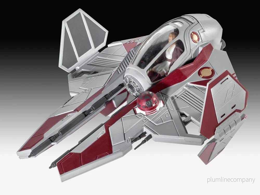Star Wars Startpaket Modellbyggsats Obi-Wans Stjärnfarkost 10 cm - Bild 2