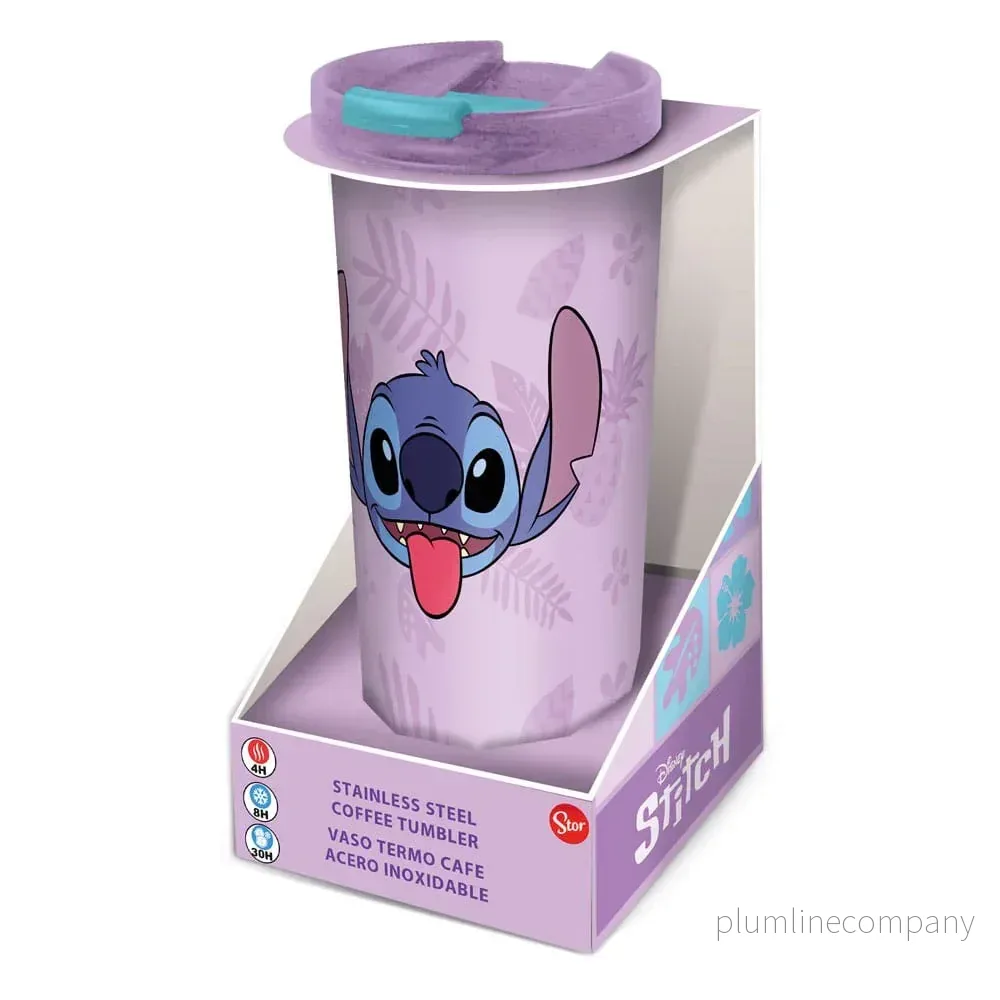 Lilo & Stitch Stainless Steel Travel Tumbler – Stitch Palms Lilo & Stitch Stainless Steel Travel Tumbler – Stitch Palms