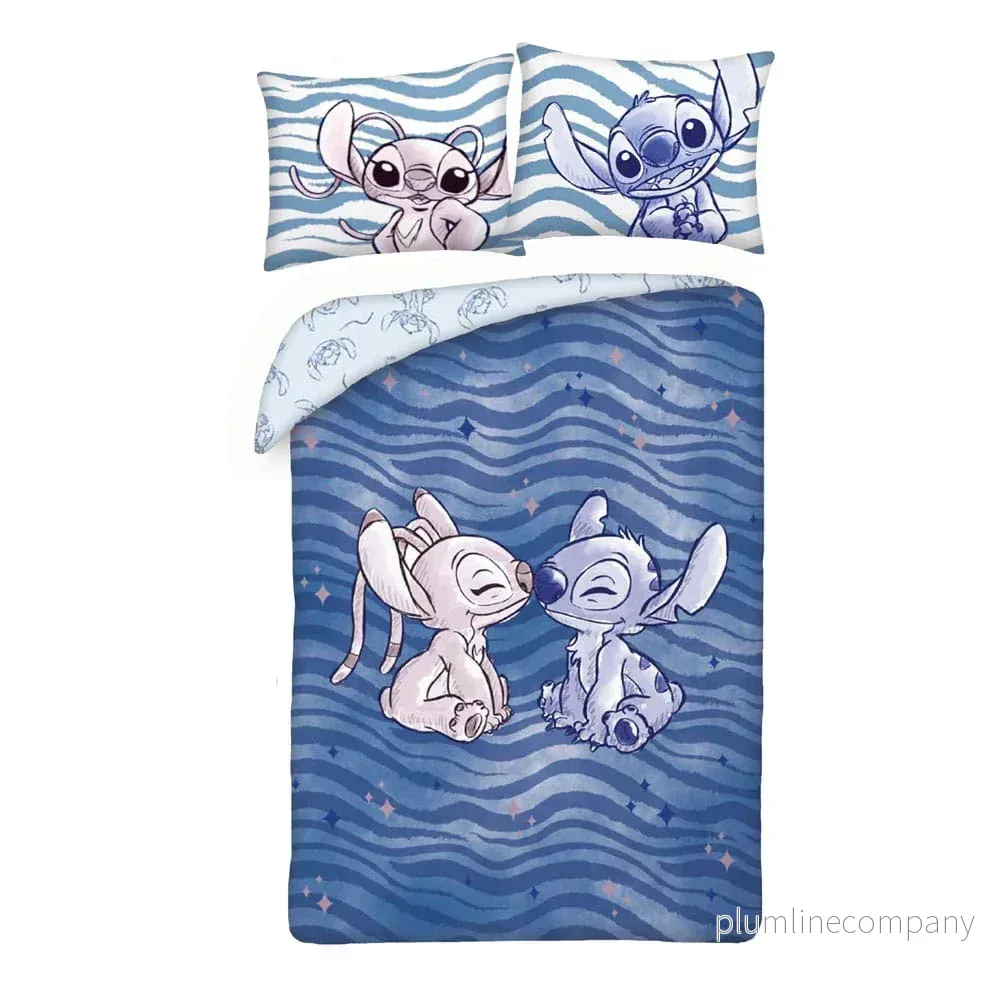 Lilo & Stitch Duvet Set Stitch & Angel Waves 140 x 200 cm / 70 x 90 cm - Bild 2