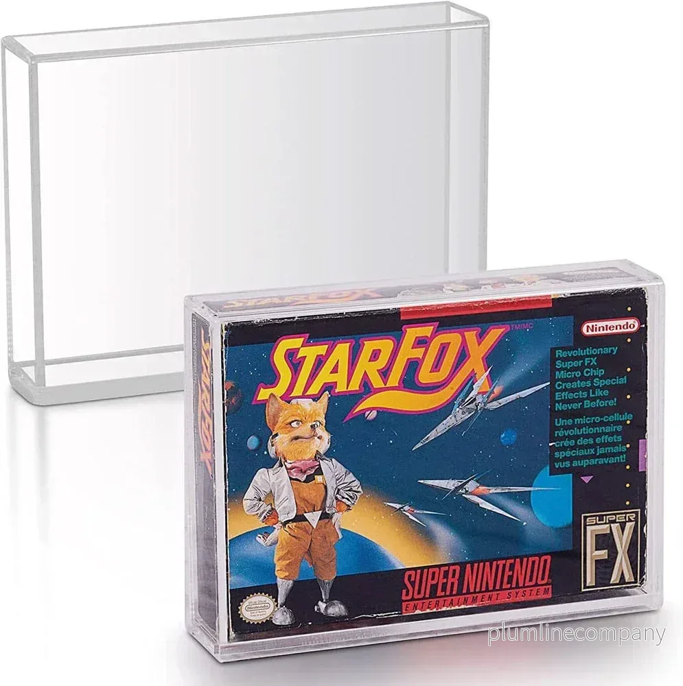 Acrylic Case 2-Pack för SNES/N64