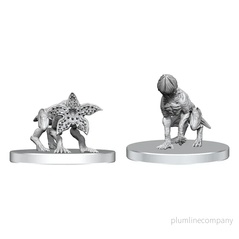 Stranger Things Unpainted Miniatures Demodogs