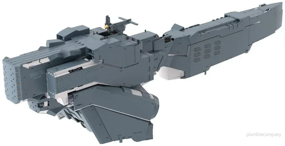 Legend of the Galactic Heroes: Die Neue These Plastmodellkit - Frihetsalliansens Skepp Hyperion 30 cm - Bild 2