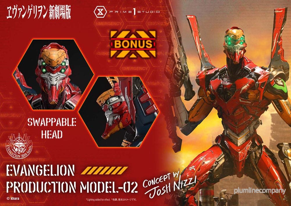 Rebuild of Evangelion Ultimate Diorama Masterline Series Statue Evangelion Production Model-02 (Concept By Josh Nizzi) Deluxe Bonus Version 73 cm - Bild 3