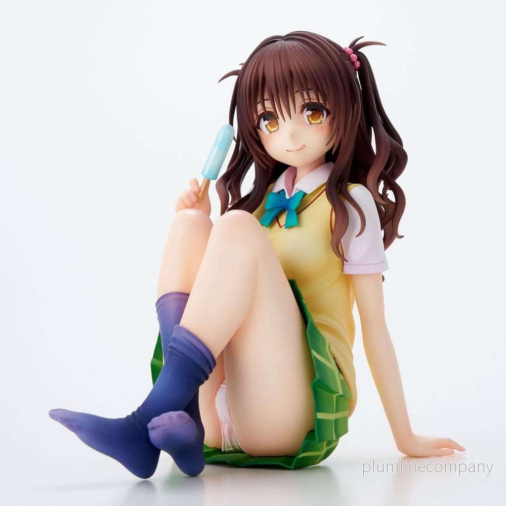 To Love-Ru Darkness Skoluniformserie PVC-figur Mikan Yuki – Gymnasieelev, cirka 15 cm - Bild 2