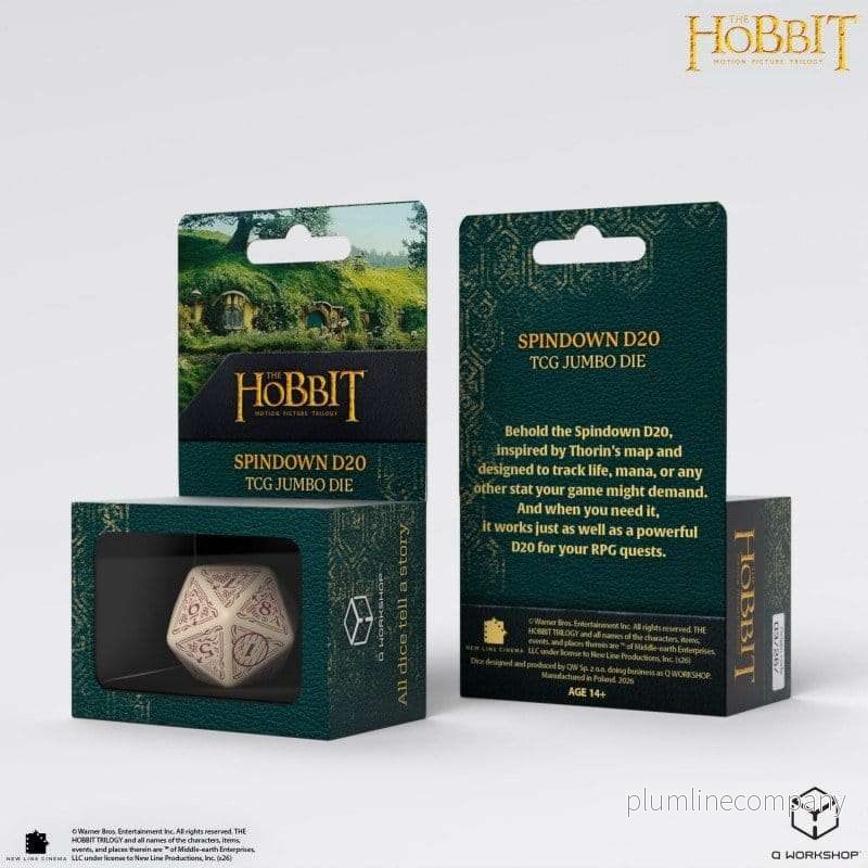 The Hobbit Spindown Jumbo Tärning Terra TCG D20 - Bild 3