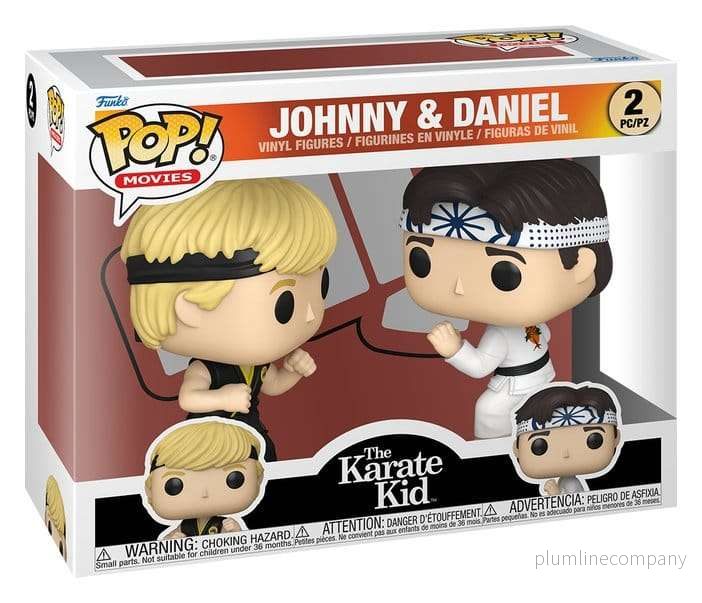Karate Kid POP! Movies Vinylfigurer 2-Pack Johnny & Daniel 9 cm - Bild 2