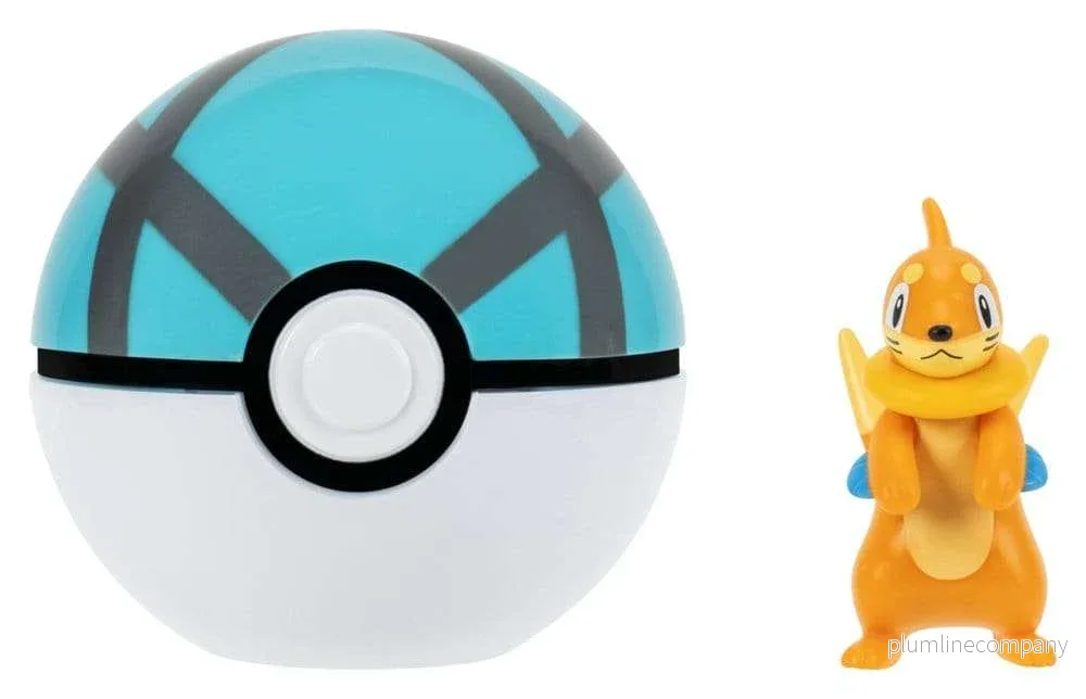 Pokémon Clip 'n' Go Action Figure Buizel & Net Ball