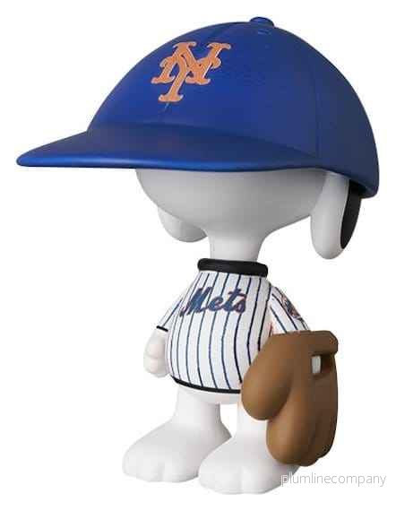 MLB × Peanuts UDF PVC-figur New York Mets Snoopy 7 cm MLB × Peanuts UDF PVC-figur New York Mets Snoopy 7 cm