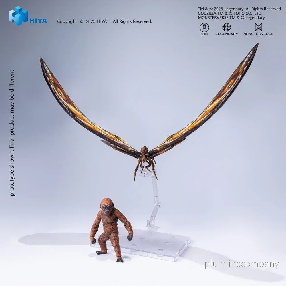 Godzilla x Kong: The New Empire Exquisite Basic Series Action Figur Mothra Premium Set - Bild 2