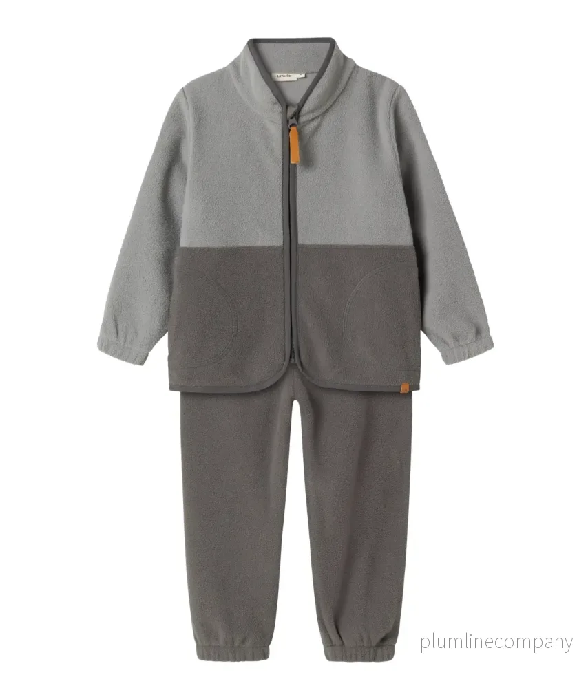 FLEECESET 2 delar – NMMLASPEKTRA FLEECE SET 1FO LIL – Ultimate Grey FLEECESET 2 delar – NMMLASPEKTRA FLEECE SET 1FO LIL – Ultimate Grey
