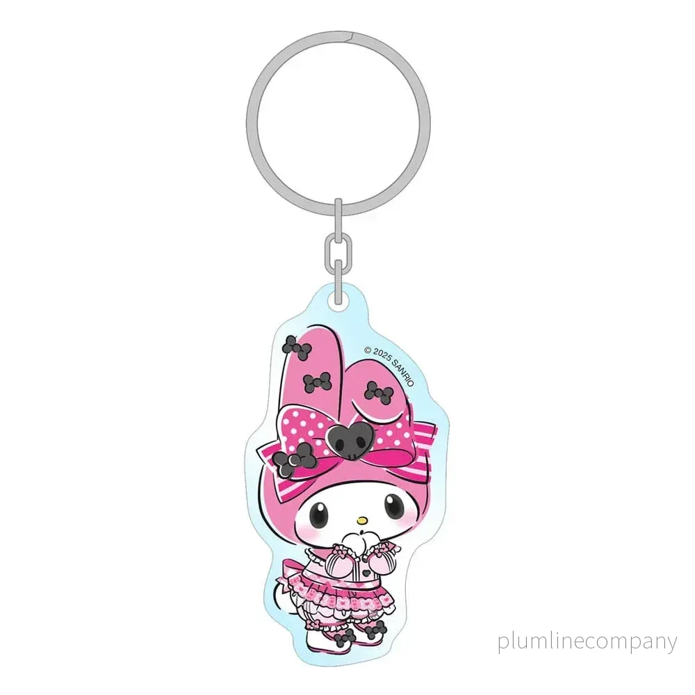 Sanrio Pink Black Party Series Acrylic Nyckelring My Melody 7 cm - Bild 2