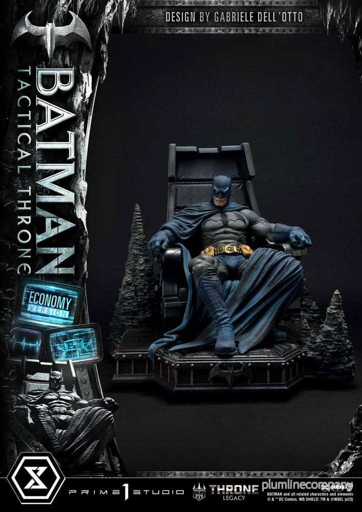 DC Comics Throne Legacy Collection Staty 1/3 Batman Tactical Throne Economy Version 46 cm