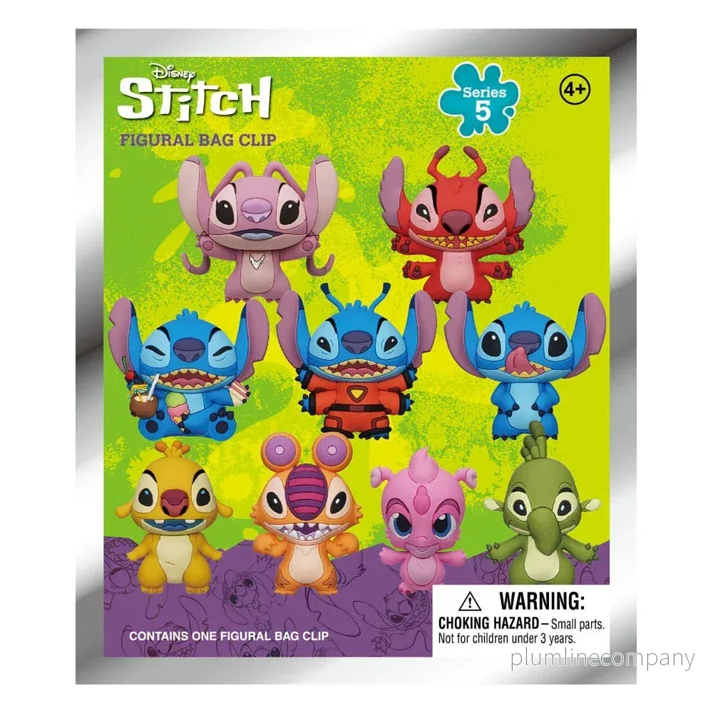 Lilo & Stitch PVC Bag Clips Serie 5 Display (24) - Bild 3