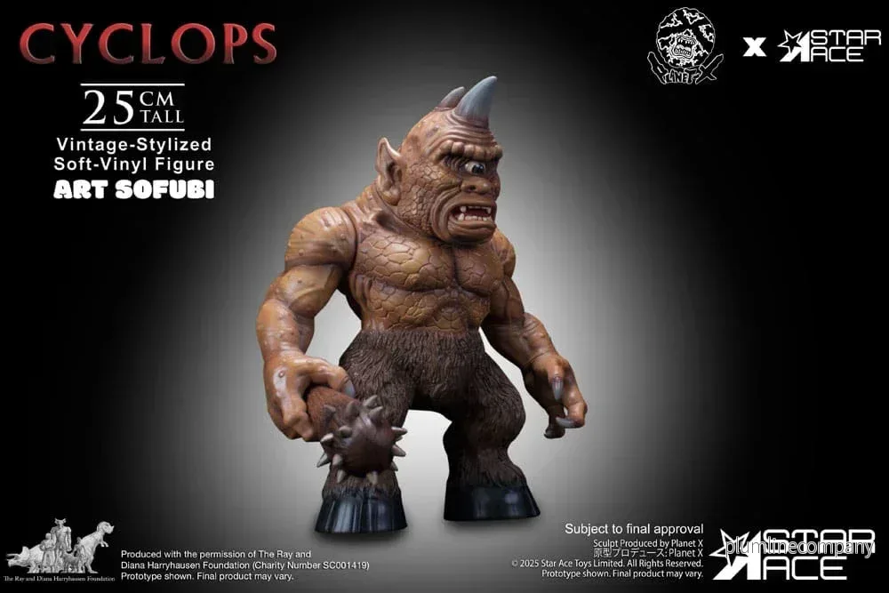 Ray Harryhausen Soft Vinyl Figur Cyclops (Vintage-Style) 25 cm - Bild 3
