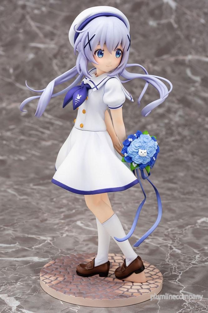 Is the Order a Rabbit PVC Staty 1/7 Chino (Sommaruniform) 21 cm - Bild 2