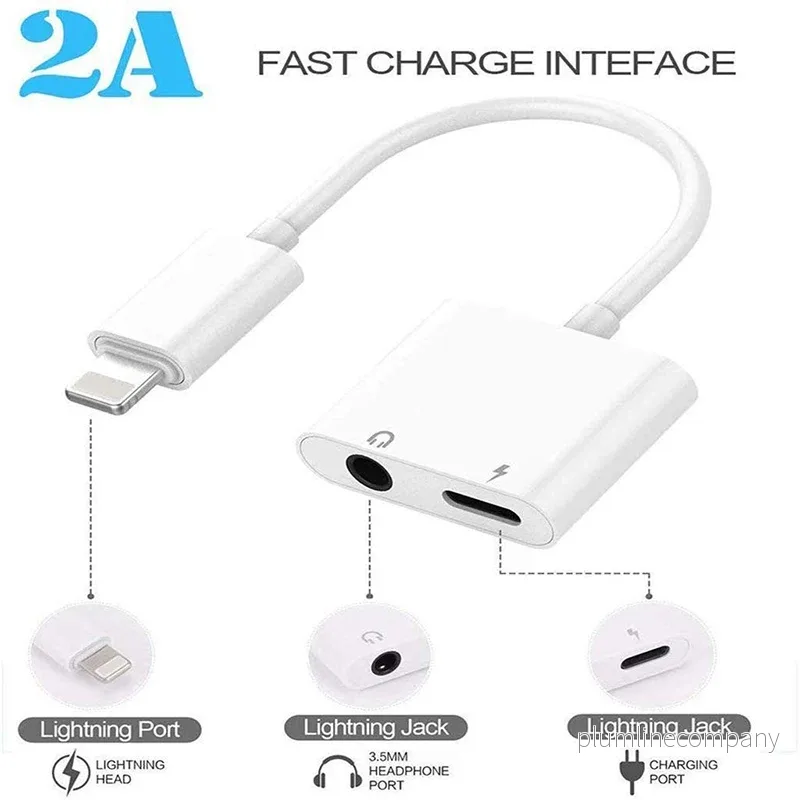 NÖRDIC Lightning Audio adapter med laddning Non MFI - Bild 3