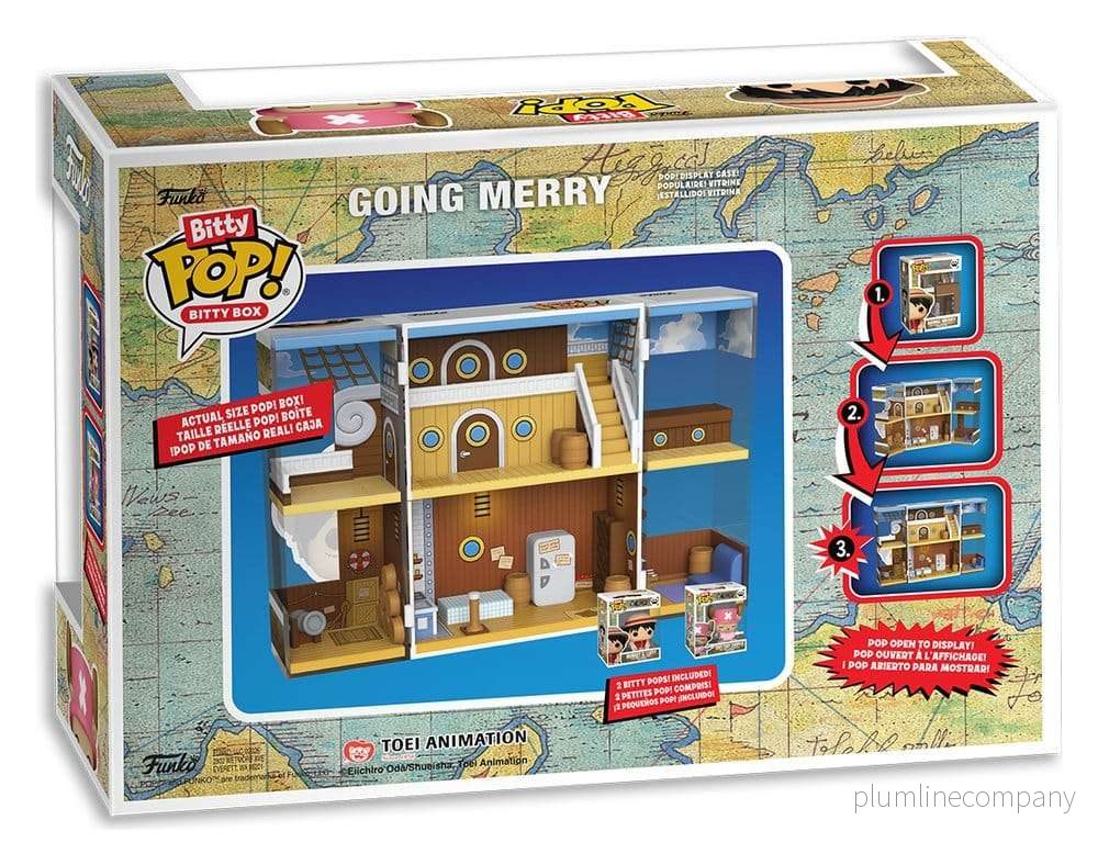 One Piece Bitty POP! Bitty Box Display med 2 vinylfigurer Going Merry - Bild 2
