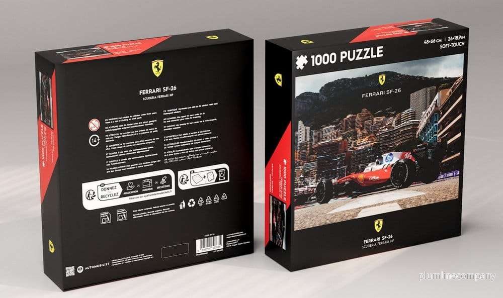 Scuderia Ferrari HP Puzzle SF-26 – 2026 Season, 48 x 66 cm, 1000 bitar Scuderia Ferrari HP Puzzle SF-26 – 2026 Season, 48 x 66 cm, 1000 bitar